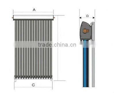 split pressurized solar thermal collector panel export to Dutch,Australia,UK,Germany