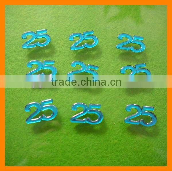Blue Flower Shape Gemstone For Party Decoration