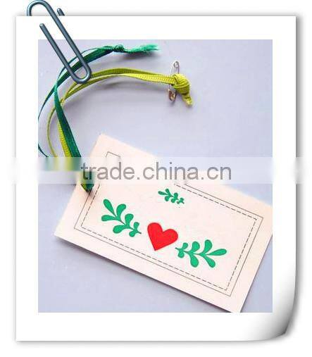 beauty custom logo printing pvc necklace display hang tag