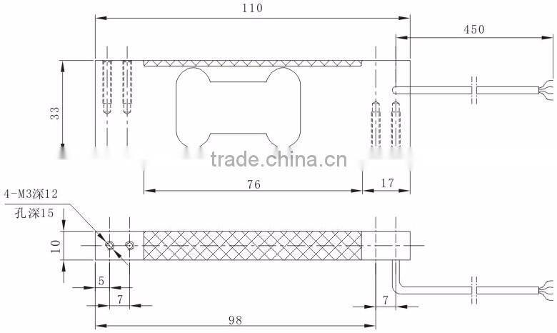 Alloy steel single point load cell for electronic weight scale(PX4)