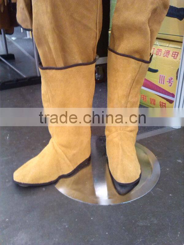 F-3001 factory-outlet cow split leather welding apparel