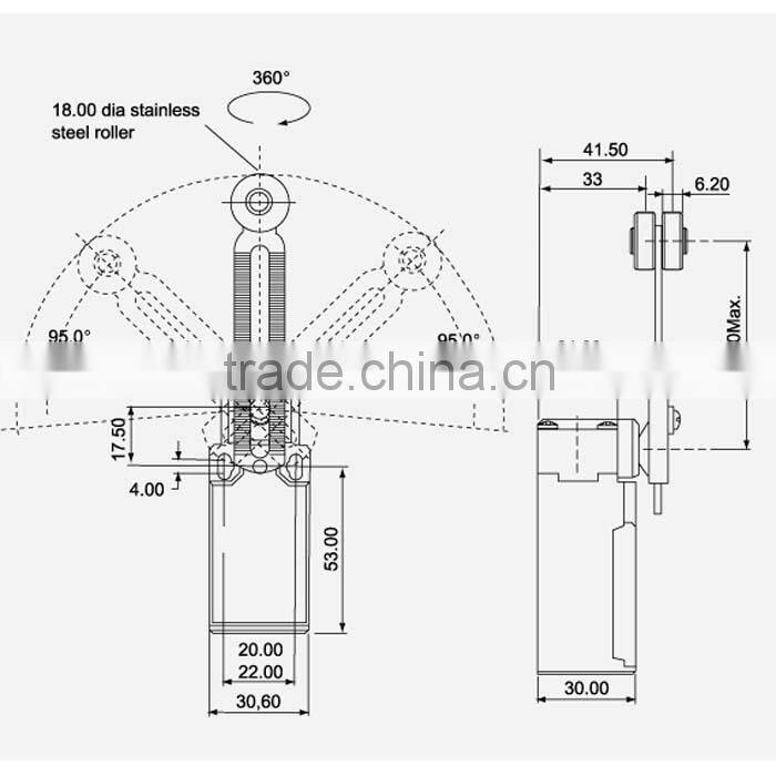 Honeywell Limit Switch / Safety Limit Switch EN60947-5-1 standard XCK-P145