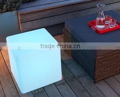 China suppliers Mordern LED plastic Garden Chair,LED garden Furniture