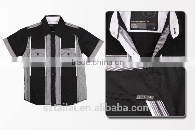 Top-end wholesale 100% cotton kid boys boutique clothing