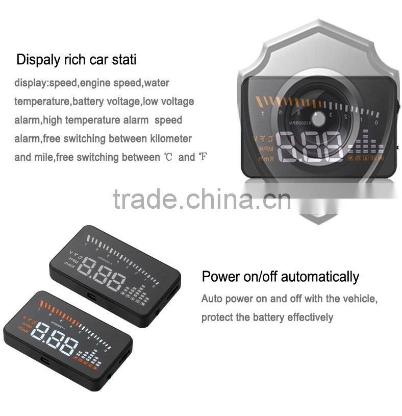 2016 Universa Projector With OBD 2 Interface MPH Speeding Warn System Car HUD Head Up Display