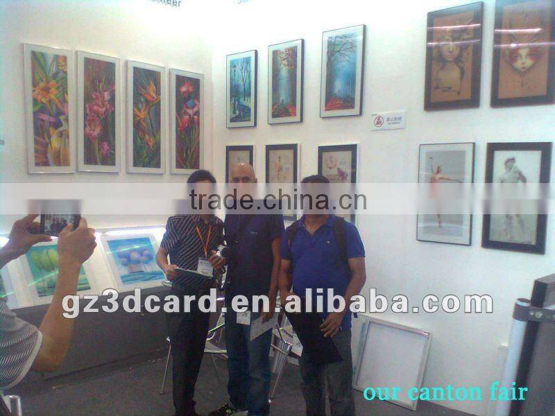 high quality custom 3d lenticular poster city scene