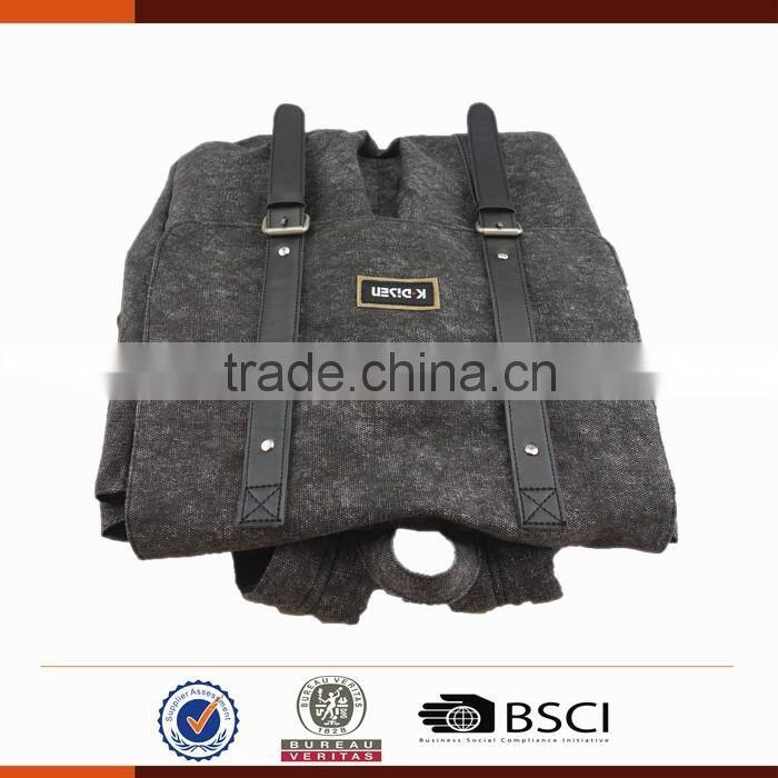 Black Rucksack Fashion korean style backpack