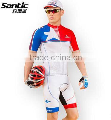 SANTIC 2015 New design sublimation cycling jiersey,cycling wear
