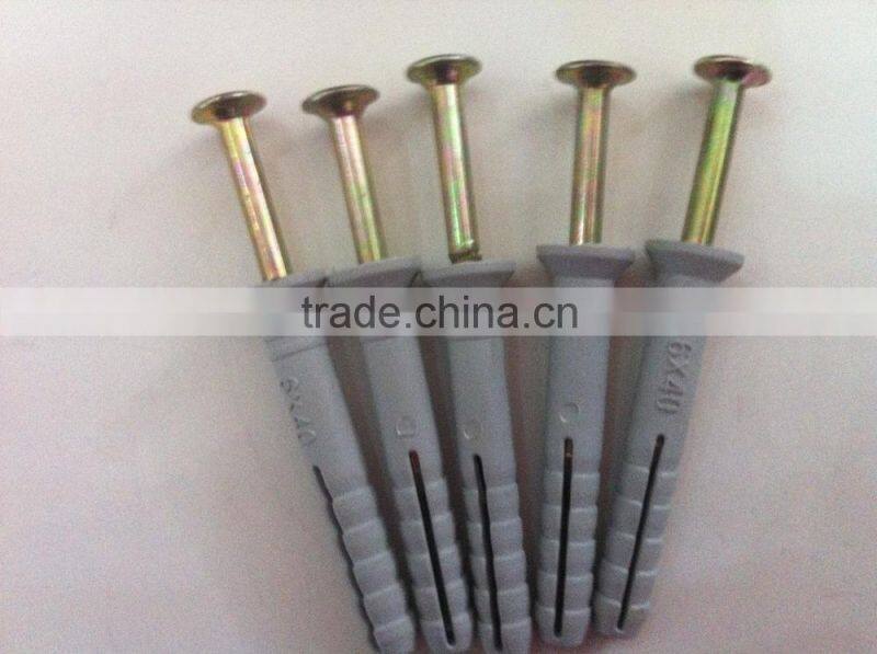 Nylon Hammer Fixing Anchors with nail screw