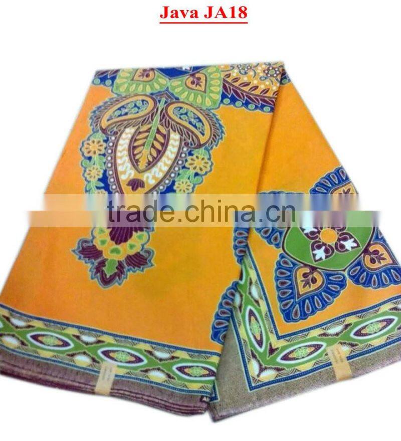 Royal blue african wax sunflower pattern soft material good quality african wax