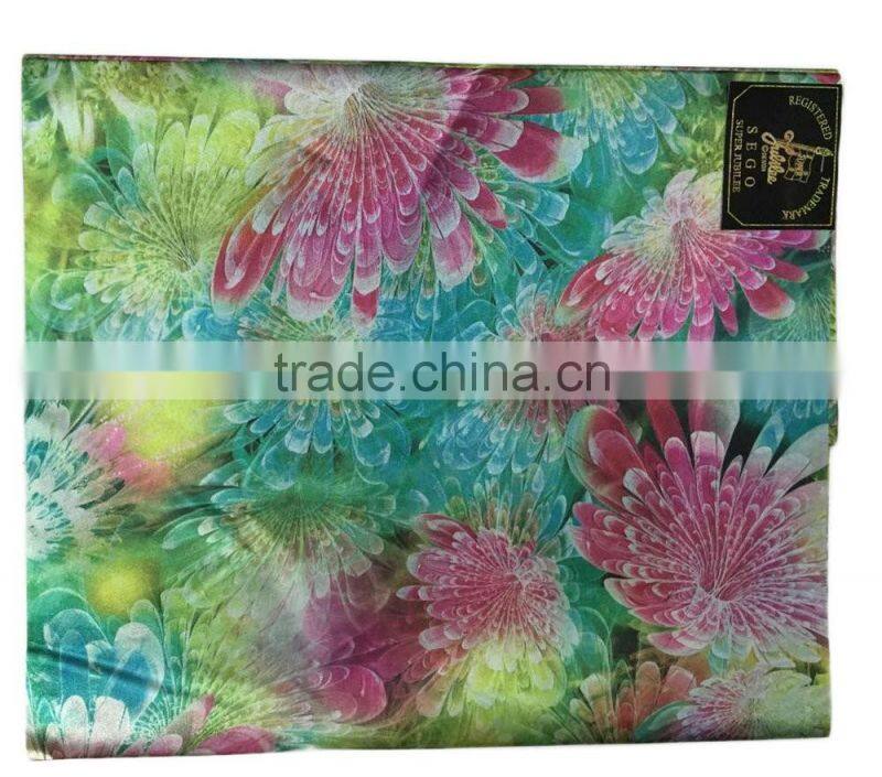 2016 hotsale African Nigeria new Embroideried Multicolor Sego Headtie