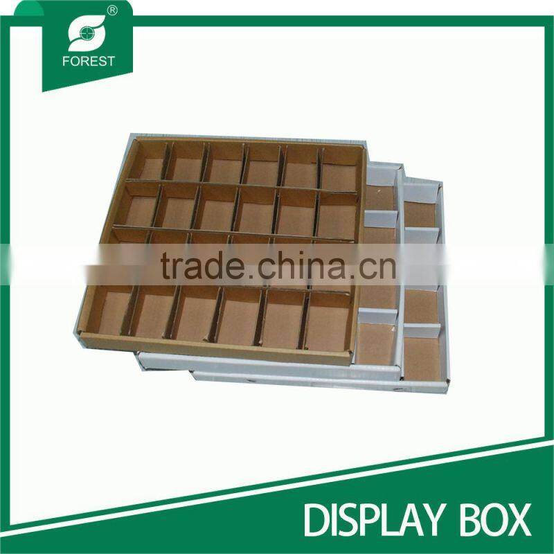 BROWN CARDBOARD DISPLAY BOXES WITH CUSTOM LOGO