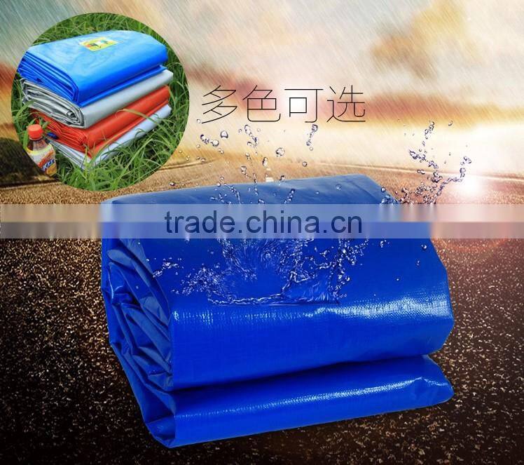 Waterproof Plastic Tarps Blue Camping Tarp for Shelter