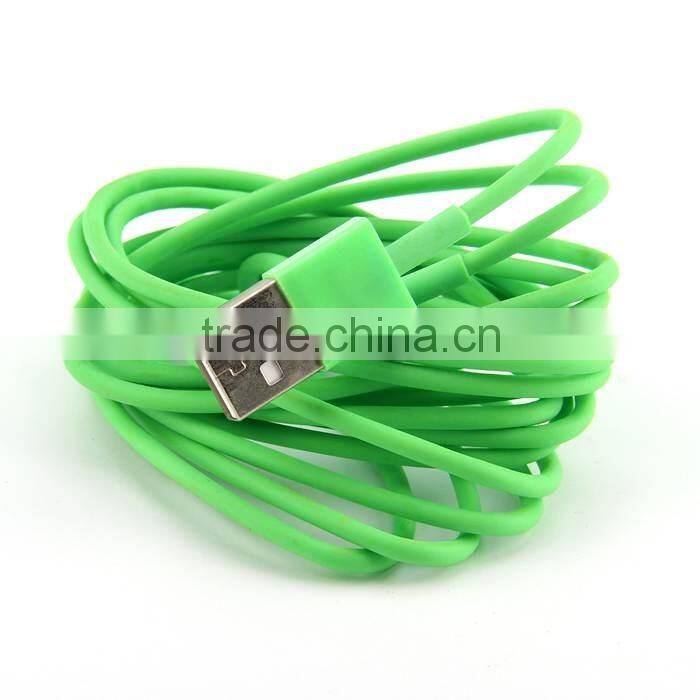 High Quality 1 Meter Green Data Sync Charging USB A To Mini Din 8pin Cable