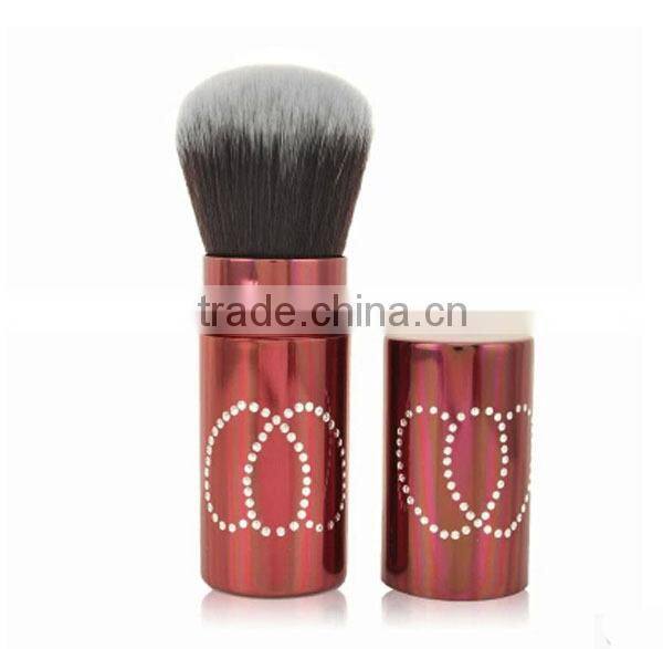 Retractable makeup brush