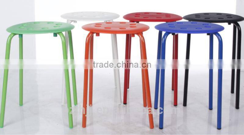 Plastic Round Commercial Stacking Stool (1068A)