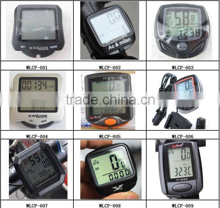Touch screen to full screen backlight bicycle computer speedmeter