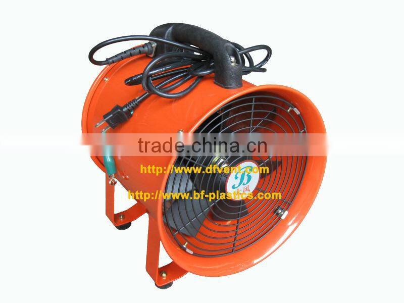 110v single phrase red portable ventilator fan
