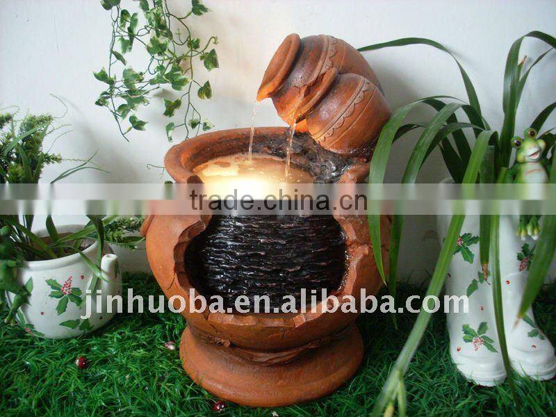 Outdoor fountain resin mushroon water fountain
