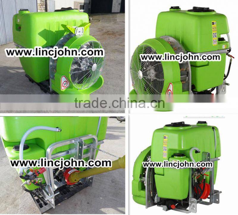 farm sprayer with PTO shaft