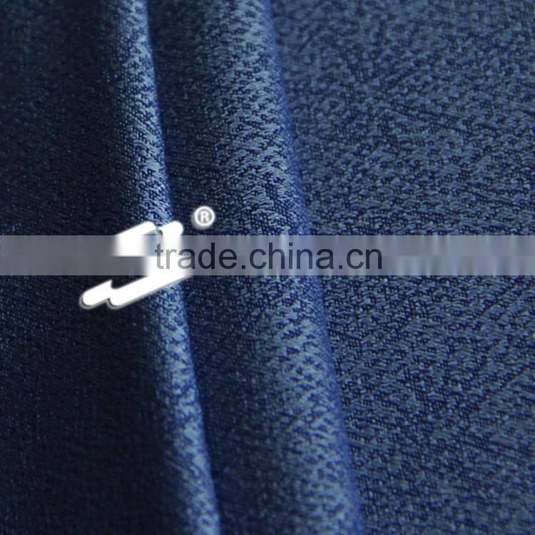 SDL-JE1385 High quality plain dyed shinning dobby textile polyester rayon used for men