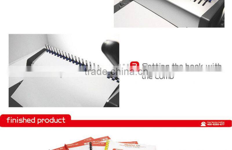 Popular single handle paper perforating machine for A4 from Hopu China