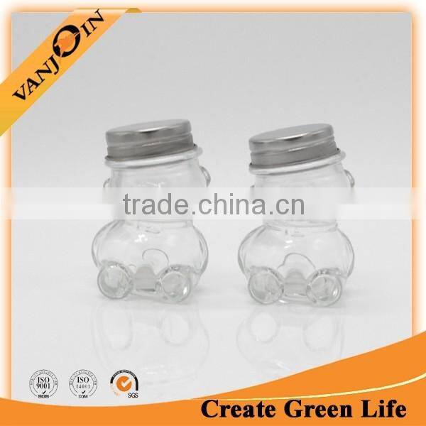 Children Favor Lovely Bear Glass Jars With Cap For Sale