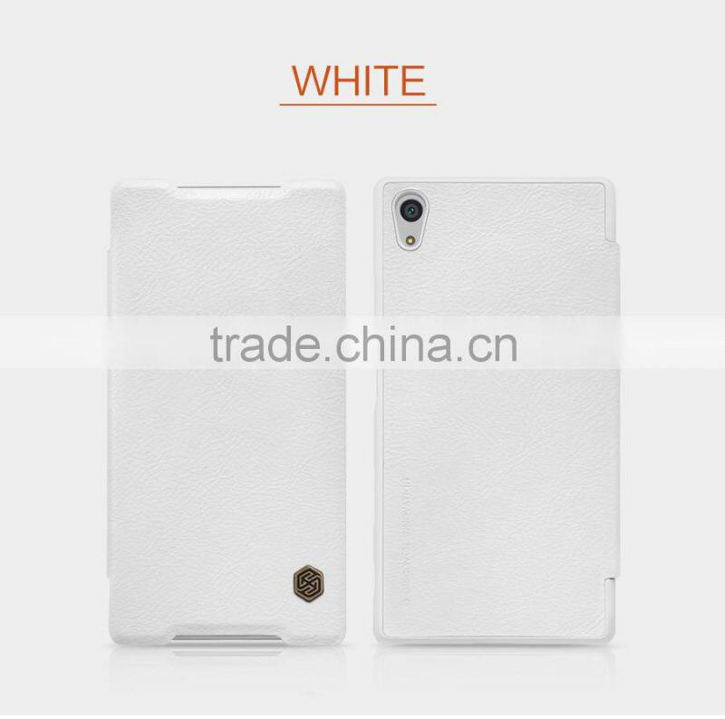 Nillkin new arrived classic stylish leather case For Sony xperia z5