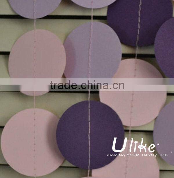 christmas garland with balls Party Round Ball Garland christmas foil garlands