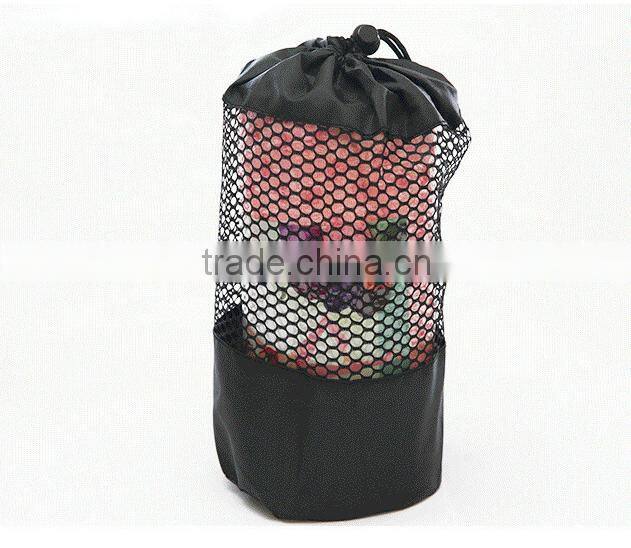 skidless microfiber Yoga towel with pvc dot non-slip