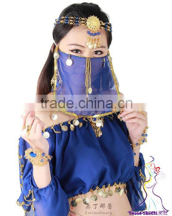 SWEGAL 2013 wholesale women belly dance silk fan veil