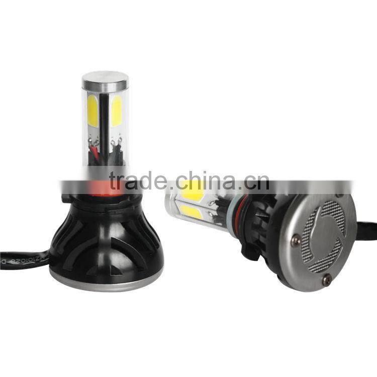 4 side LEDs 40W each bulb h4 h7 h9 h11 led headlight replace halogen bulb