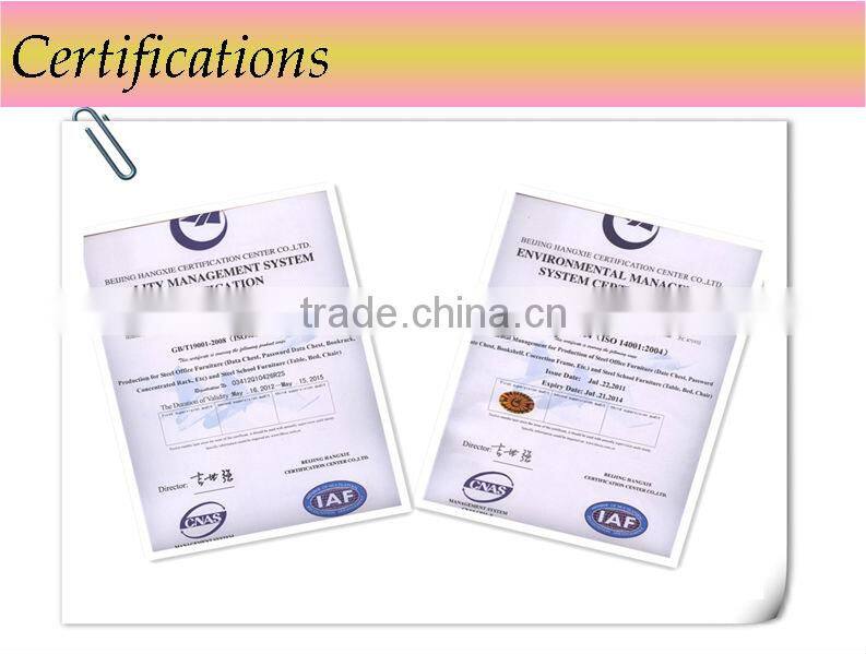 Modern school furniture wooden library metal book shelf