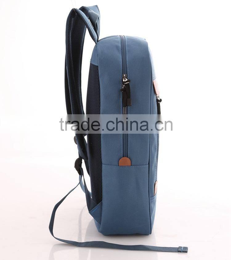 2016 Wholesale backpack Fashion soft Canvas Backpack men's sport backpack
