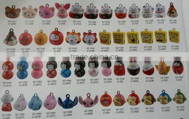 Promotional custom metal keychain with bell