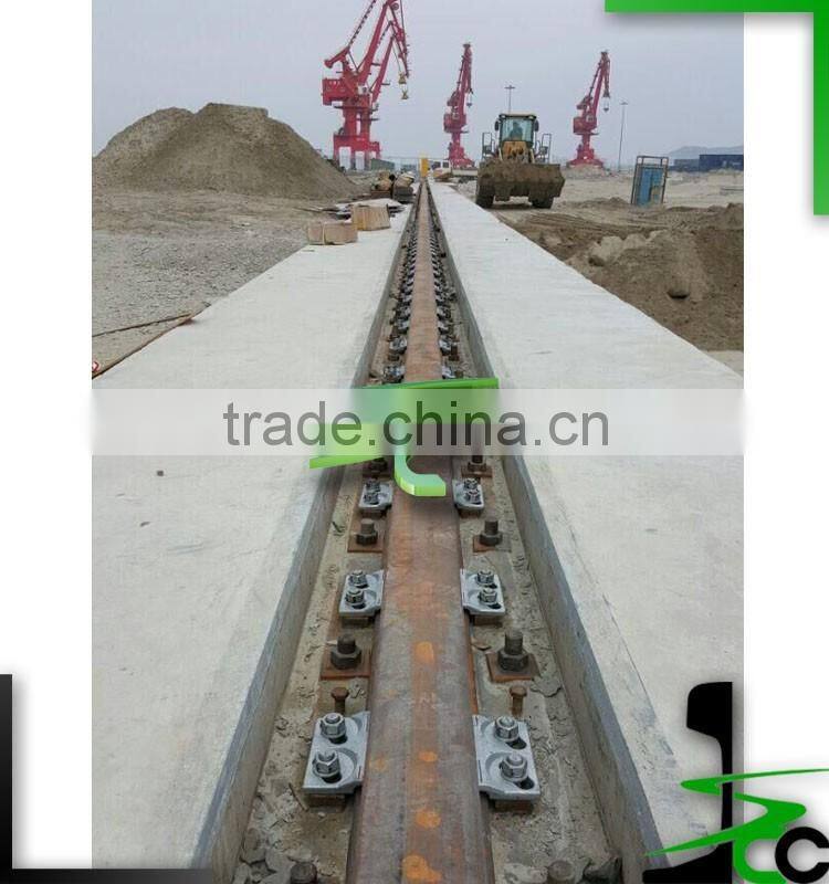 Railway rubber products Steel Reinforced crane rail pad
