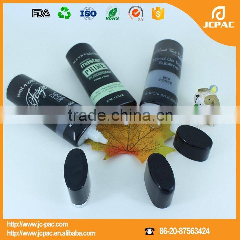 30ml Cosmetic Packaging Oval Plastic BB Cream Tube