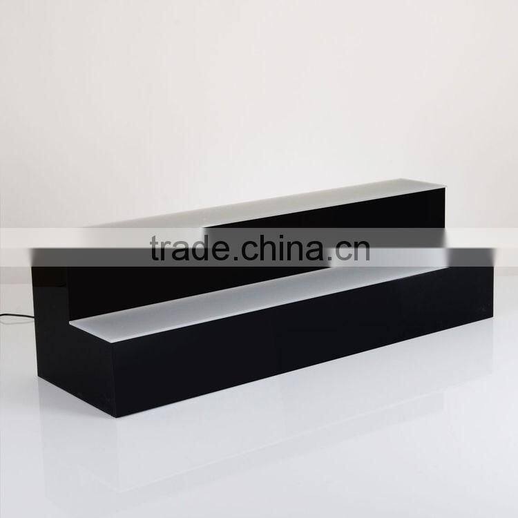 eyecatching RGB illuminated led bottle glorifier,acrylic wine rack,acrylic wine bottle holder