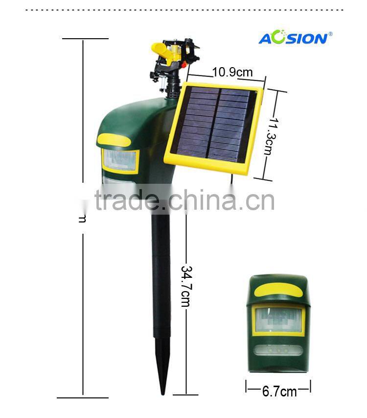 New fashion Energy saving solar sprinkler outdoor animal repeller factory