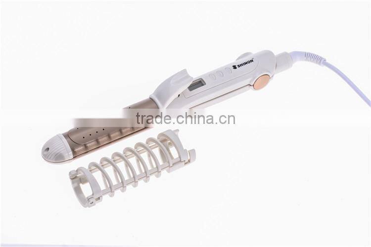 Shinon LCD display professional hair iron hair curlers