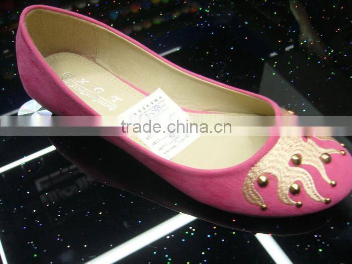 shoes fish mouth Female wedge bottom round head comfortable Hot style fashion embroidered shoes