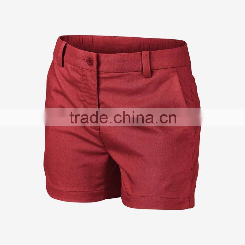 High Quality Custom Slim Fit Dry Fit Girls Golf Shorts Sports and Leisure Short Pants Wholesale