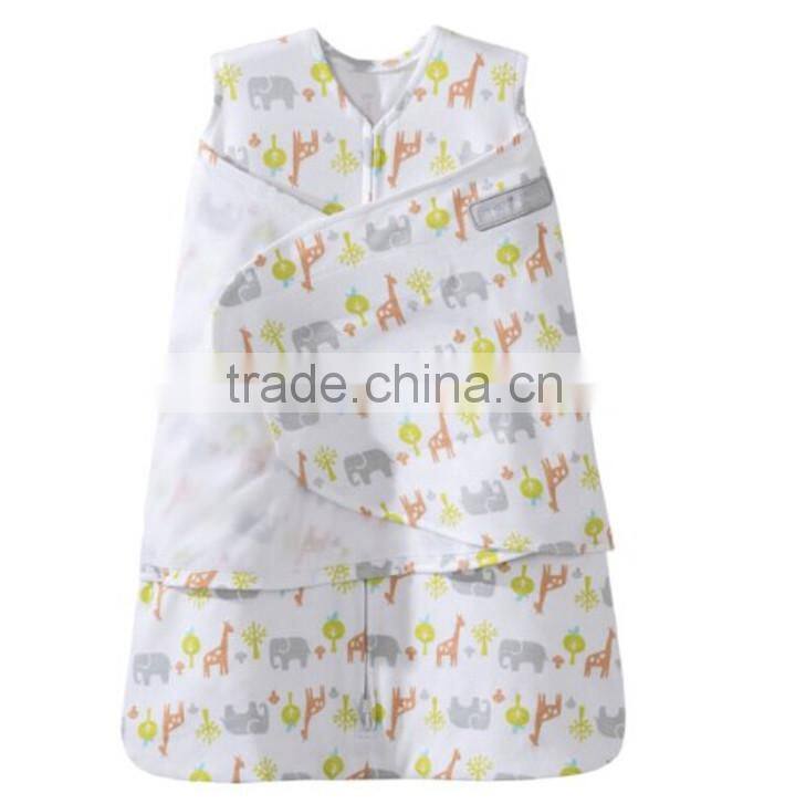 100% Cotton Adjustable Baby Swaddle Newborn Baby Muslin Blanket