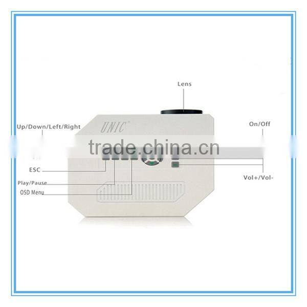 UNIC Low Price Mini HDMI LED Contrast 500:1 Projector UC30 Silm Pocket Videoprojecteur