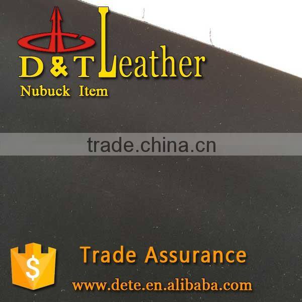 hot selling very black baby skin high temperature nobuck HTHP Nubuck