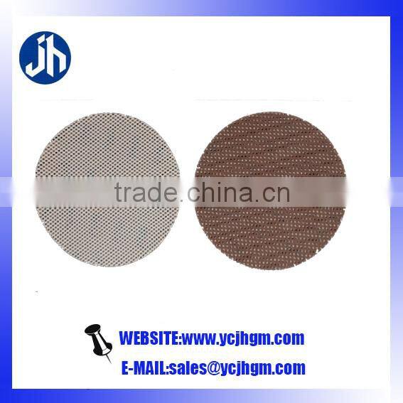 Aluminium oxide sanding mesh for metal and wood polishing