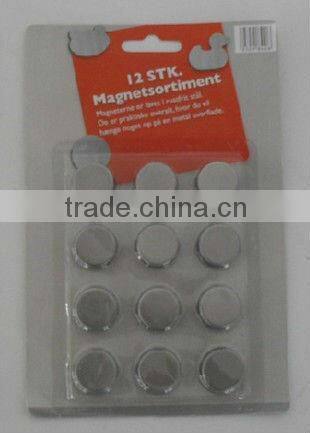 stainless steel fridge magnet