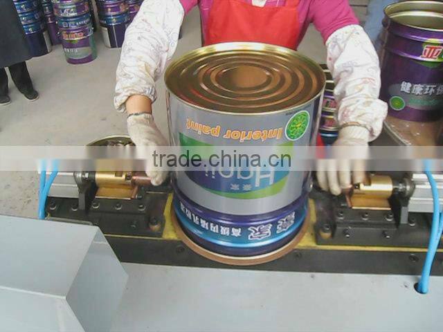 Automatic spot welder for tin can