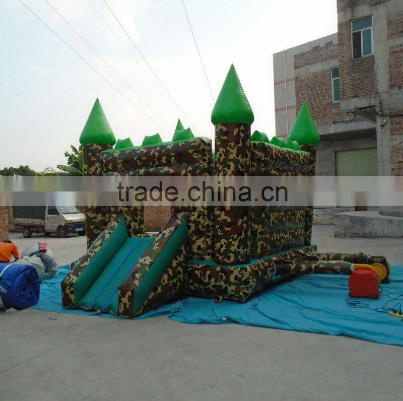 2016 hot inflatable castle slide combo