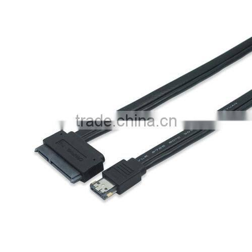 Dual Power eSATA cable, USB 2.0 combo to 22Pin SATA cable, eSATAp cable, 0.5m